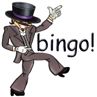 👍 b41b9826 bingo! 빙고, 게임, 파티, 축하, 승리 telegram sticker