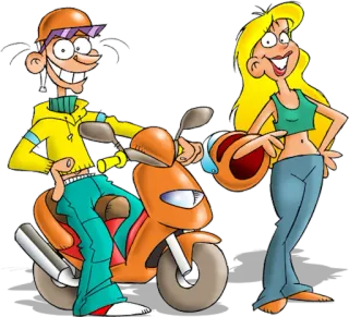 Bikers_Mens_By_Eighteen telegram stickers
