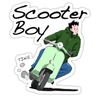 🤗 3980290f Scooter Boy
TING скутер, мальчик, vespa, транспорт, перевозки, городской telegram sticker