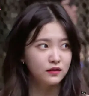 ✨ 5cbda145 bila woman, portrait, korean, asian, face, expression whatsapp sticker