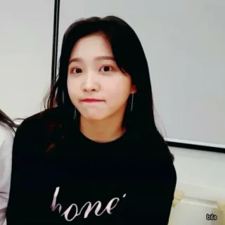 ✨ 6159122c hone' woman, portrait, girl, long hair, casual, sweater whatsapp sticker