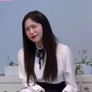 ✨ 8eb49386 bila woman, portrait, facial expression, indoor, person, girl, human whatsapp sticker