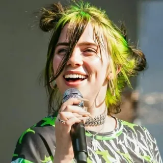 Билли Айлиш мемы by @fStikBot telegram stickers