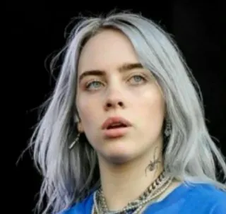 😳 dedfd0ab Billie Eilish Billie Eilish, singer, celebrity, musician, pop star, artist telegram sticker