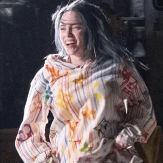 🕸 0dbab0f4 Billie Eilish 歌手, ミュージシャン, ポップ, アーティスト, 有名人 whatsapp sticker
