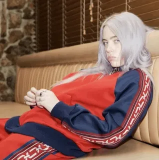 🕸 2548a198 Billie Eilish 歌手, ミュージシャン, ポップ, セレブ, ビリー, アイリッシュ whatsapp sticker