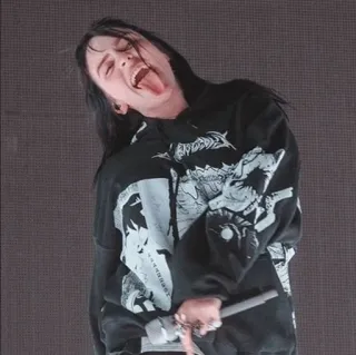 🕸 b864a612 Billie Eilish 歌手, ポップスター, ミュージシャン, ビリー, アイリッシュ whatsapp sticker