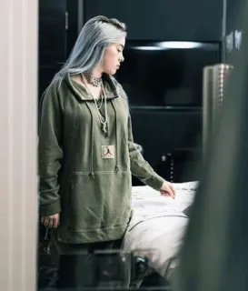 🕸 67ade345 Billie Eilish 音乐家, 歌手, 比莉·艾利什, 名人, 流行 whatsapp sticker