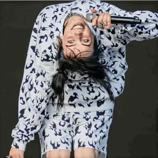 💚 dcce1768 Billie Eilish Billie Eilish, chanteuse, interprète, musique, pop star telegram sticker