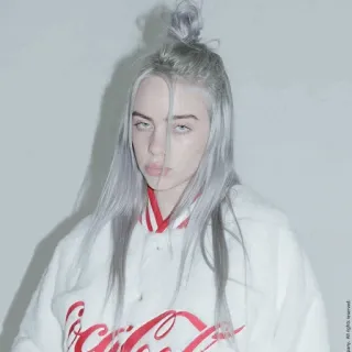 ☁️ 3b221566 Billie Eilish Billie Eilish, Cantante, Músico, Celebridad, Estrella pop whatsapp sticker