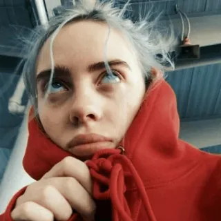 🥀 50e3571a Billie Eilish billie eilish, músico, cantante, celebridad, estrella pop whatsapp sticker