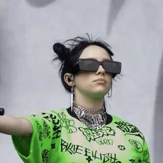 🌵 b01efdd8 Billie Eilish BILLIE EILISH cantante, música, pop, Billie Eilish, artista whatsapp sticker