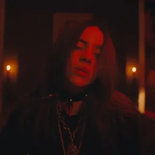 ❤️ fcdc0ace Billie Eilish cantante, músico, celebridad, artista whatsapp sticker