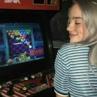 😌 22ca3b5c INSERT COIN Arcade, Game, Coin-op, Retro, Vintage, Bubble Bobble telegram sticker