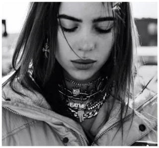 😌 014f866f EAT ME 목걸이, 여자, 보석, 인물 사진, 패션 telegram sticker