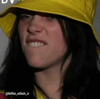 Billie Eilish Mood @billie_eilish_ir whatsapp stickers