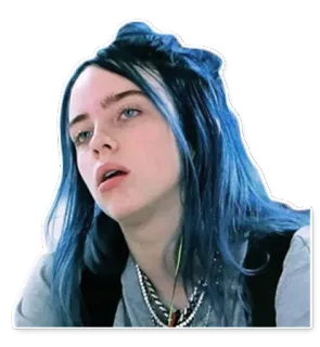 😴 a58408a3 Billie Eilish 빌리 아일리시, 가수, 음악가, 팝, 유명인 whatsapp sticker
