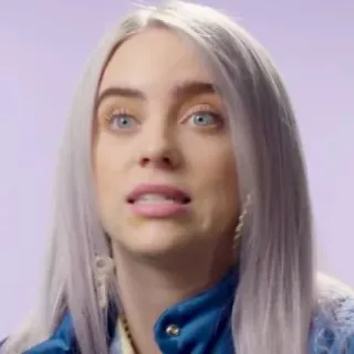 💧 09983bf0 Billie Eilish 가수, 유명인, 팝스타, 빌리 아일리시, 음악가 telegram sticker