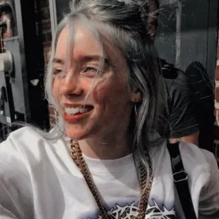 💧 10b6e5d3 Billie Eilish 가수, 아티스트, 음악, 빌리 아일리시 telegram sticker
