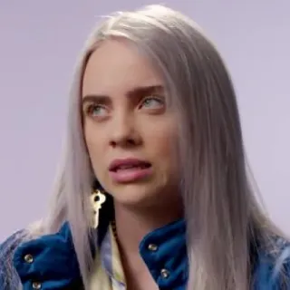 💧 112f4bf3 Billie Eilish 유명인, 가수, 팝스타, 빌리 아일리시, 음악가 telegram sticker