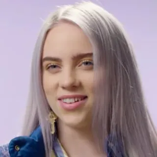 💧 34db383e Billie Eilish 가수, 유명인, 팝스타, 음악, 빌리 아일리시 telegram sticker