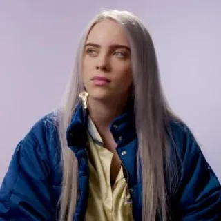 💧 36614920 Billie Eilish 가수, 음악가, 유명인, 빌리 아일리시 telegram sticker