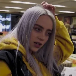 💧 524b54e4 Billie Eilish 음악가, 가수, 유명인, 빌리 아일리시 telegram sticker