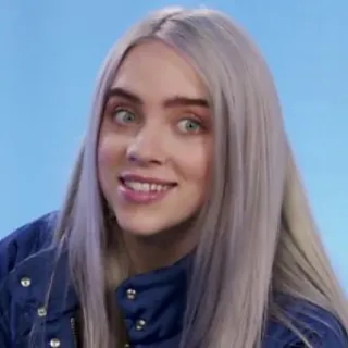 💧 8b233419 Billie Eilish 가수, 유명인, 팝스타, 음악가, 빌리 아일리시 telegram sticker
