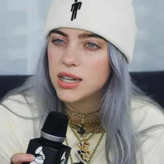 💧 b58cf728 Billie Eilish 가수, 아티스트, 음악, 팝스타, 유명인, 음악가 telegram sticker