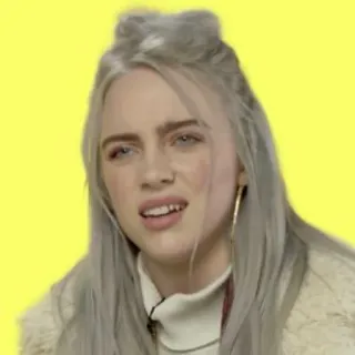 💧 bf15c609 Billie Eilish 가수, 음악가, 팝, 빌리 아일리시 telegram sticker