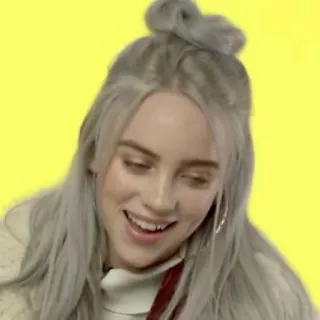 💧 e741712d Billie Eilish 가수, 유명인, 팝스타, 음악가 telegram sticker
