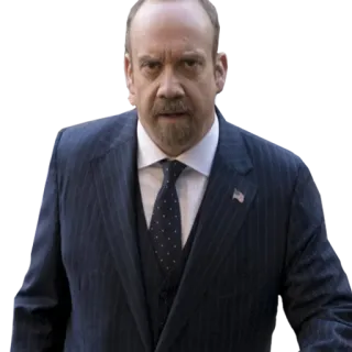 😤 4db821f9 Chuck Rhoades Billions man, pak, zaken, financiën telegram sticker