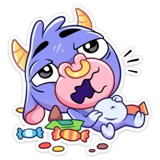 Бычок Билли (@TgSticker) telegram stickers