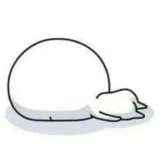 🍃 8058261f персонаж, белый, капля telegram sticker