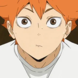 👀 0684566d Hinata Shoyo Haikyuu!! Anime, Garçon, Haikyu!!, Hinata Shoyo, Volley-ball, Dessin animé telegram sticker