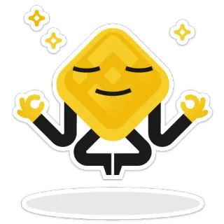 🧘 199d7bdc meditación, zen, yoga, paz, atención plena whatsapp sticker