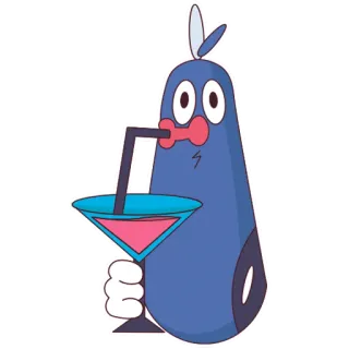 Pigeon telegram stickers