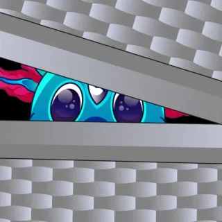 🙄 918ec556 anime, cartoon, cute, sticker, lurking, peeking whatsapp sticker