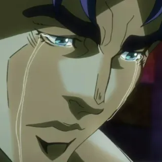 😭 43b9429b llorando, triste, anime, cara telegram sticker