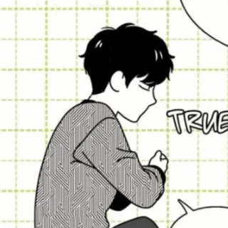 🍾 4d3156ef TRUE cartone animato, uomo, vero telegram sticker