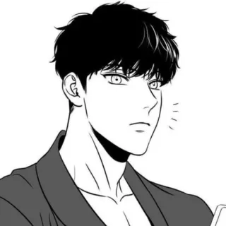 💸 a3414461 uomo, bello, bianco e nero, ritratto, personaggio, occhi telegram sticker