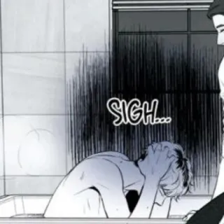 😫 ddbb6a16 SIGH... suspiro, triste, hombre, frustrado, emoción, pensativo, reflexivo telegram sticker