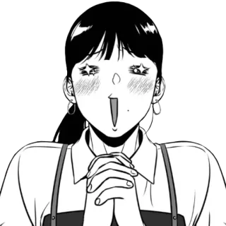 🤩 bfc08109 anime, terkejut, semangat, ilustrasi, wanita whatsapp sticker