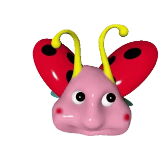 🐞 18392014 coccinella, insetto, carino, cartone animato, insetto, kawaii telegram sticker