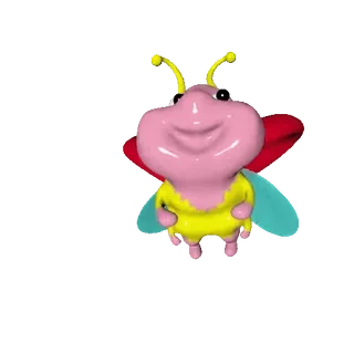 🐞 3edbc207 insetto, cartone animato, insetto, animale, ali, 3d telegram sticker