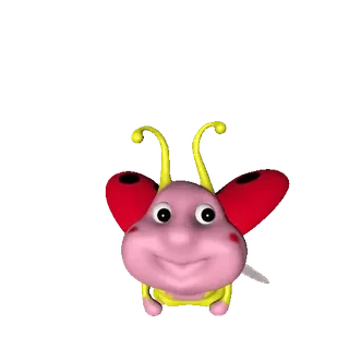 🐞 e0981820 Cartone animato, Carino, Insetto, Farfalla, Divertente, Animato telegram sticker