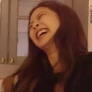 😂 2cfa24b1 laughing, woman, asian, expression, happiness, funny telegram sticker