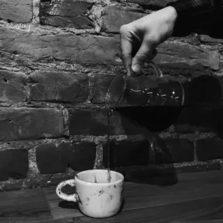 Black Coffee Co @stickersb2b telegram stickers