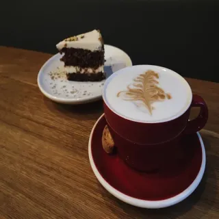 ☕ d52d864c 咖啡, 拿铁, 蛋糕, 甜点, 食物, 饮料 telegram sticker