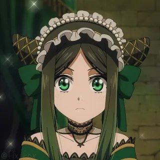 🤩 b5e40fce @fix_fox anime, kobieta, dziewczyna, portret telegram sticker